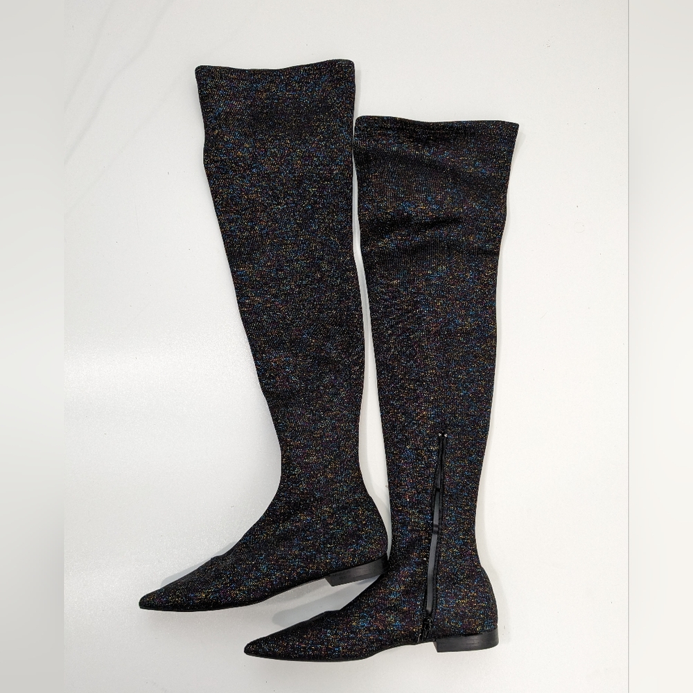 Zara Trafaluc Multicolor knee high boots